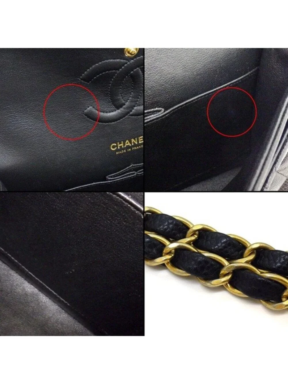 Chanel Shoulder Bag Quilted 25 11.12 Classic Black Caviar Leather
